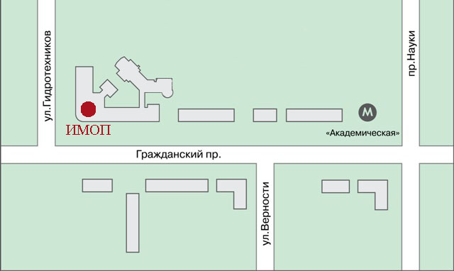 Местонахождение ИМОП